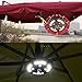 WSIIROON Patio Umbrella Light - Cordless Umbrella LED Night Lights, 24 LEDs, 500 lumens, 3 Level Dimming, Best for Patio Umbrellas, Camping Tents or Outdoor Use(Battery Not Included)
