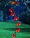 Garden Days Cardinal Solar Mobile Wind Chime