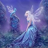 5D Diamond Painting by Number Kits, BENBO Full Drill DIY Round Crystal Home Diamond Painting Kits for Adults and Beginners Cross Stitch Rhinestone Embroidery Arts Craft Home Wall Decor 15.8In X 15.8In