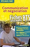 Image de Communication et negociation, fiches detachables BTS MUC / NRC (French Edition)
