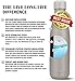 LLL-LIVE.LONG.LIFE Stainless Steel Water Bottle -Thermos Vacuum Insulated Triple-Wall,Ice Cold 40 Hours! New Technology - 17 Ounce with Leak Resistant,Multicolored