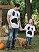 Silly Ghost Face | Spooky Halloween Ghoul Face Easy Costume Unisex T-Shirt-Adult,S White