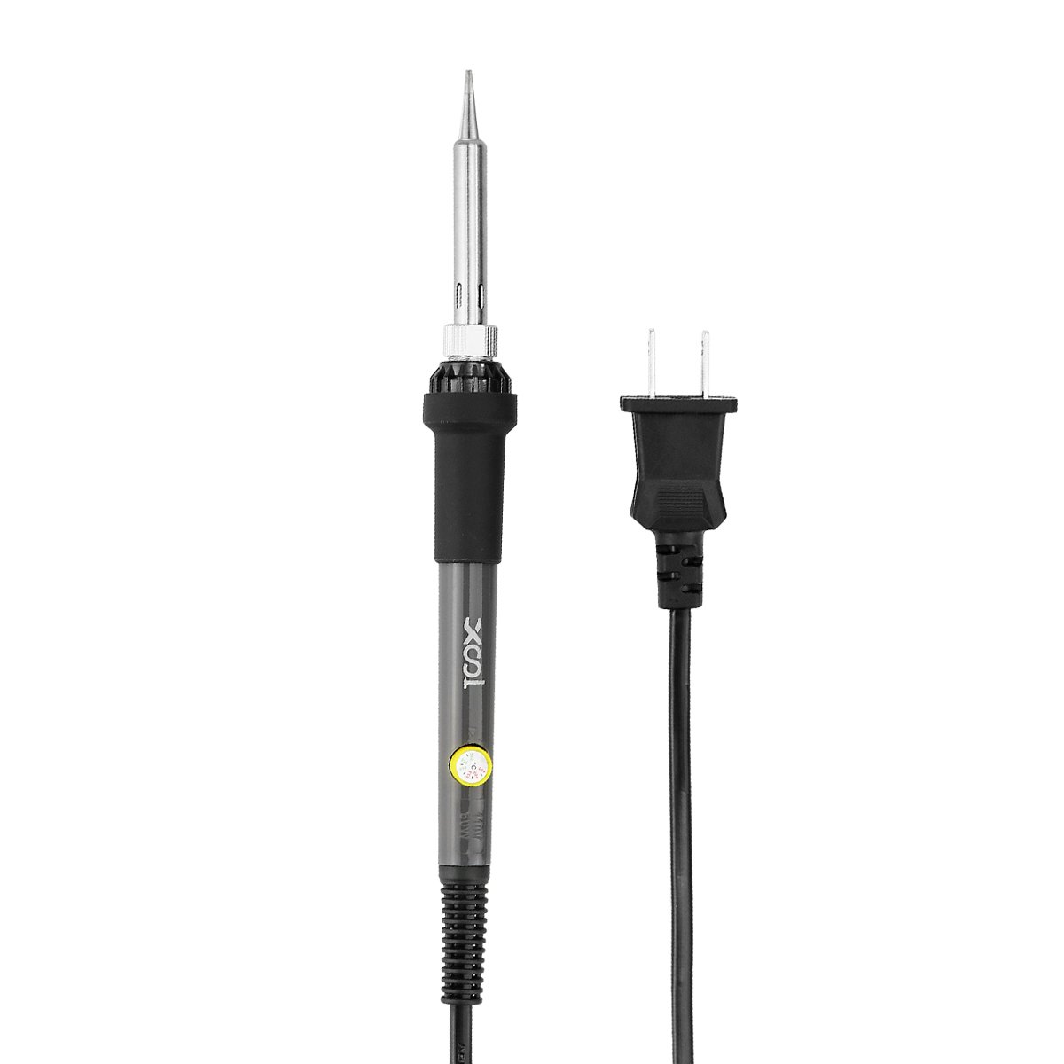 Soldering Iron, 60W 110V Soldering Welding Iron Adjustable Temperature with Power Indicator Light, Precision Solder Tips for Repair Usage, Straight Tip Head Design A Best Gift for DIY Fans