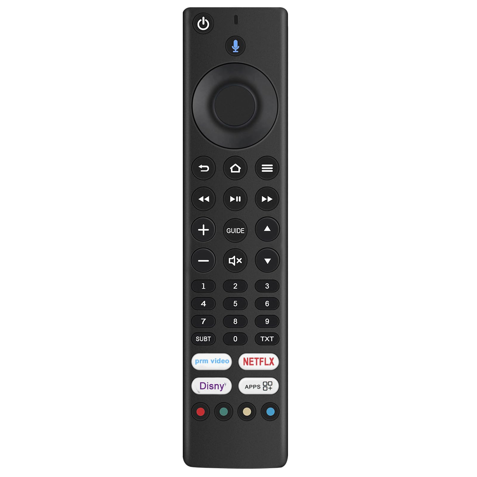 AULCMEET Replacement Remote Control CT-8566 Fit for TCL QLED Television 4K Ultra HD TV TV 4K QLED con TV 55CF630 50CF630 QLED Television 4K Ultra HD TV 55CF630K 50CF630K for Toshiba 43UF3D63DAX TV