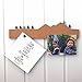 Monkey Business Memo Mountain Cork Board Strip - Corkboard Pin Board with Mountain Scene Pushpins, Office Accessories, Cute Cork Boards for Walls