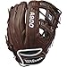 WILSON WTA09RB18115PF 2018 A900 Pedroia Fit Gloves - Right Hand Throw Dark Brown/White, 11.5