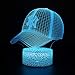 DGLighting Baseball Cap Shape 3D Optical Illusion Smart 7 Colors LED Night Light Table Lamp Gifts