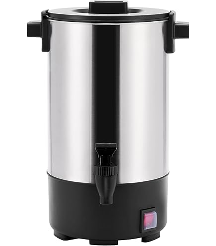 Double-Walled Hot Water Urn - Automatic Boil & Keep Warm, 30 Cup (6.5 Liter) Capacity, 110V
