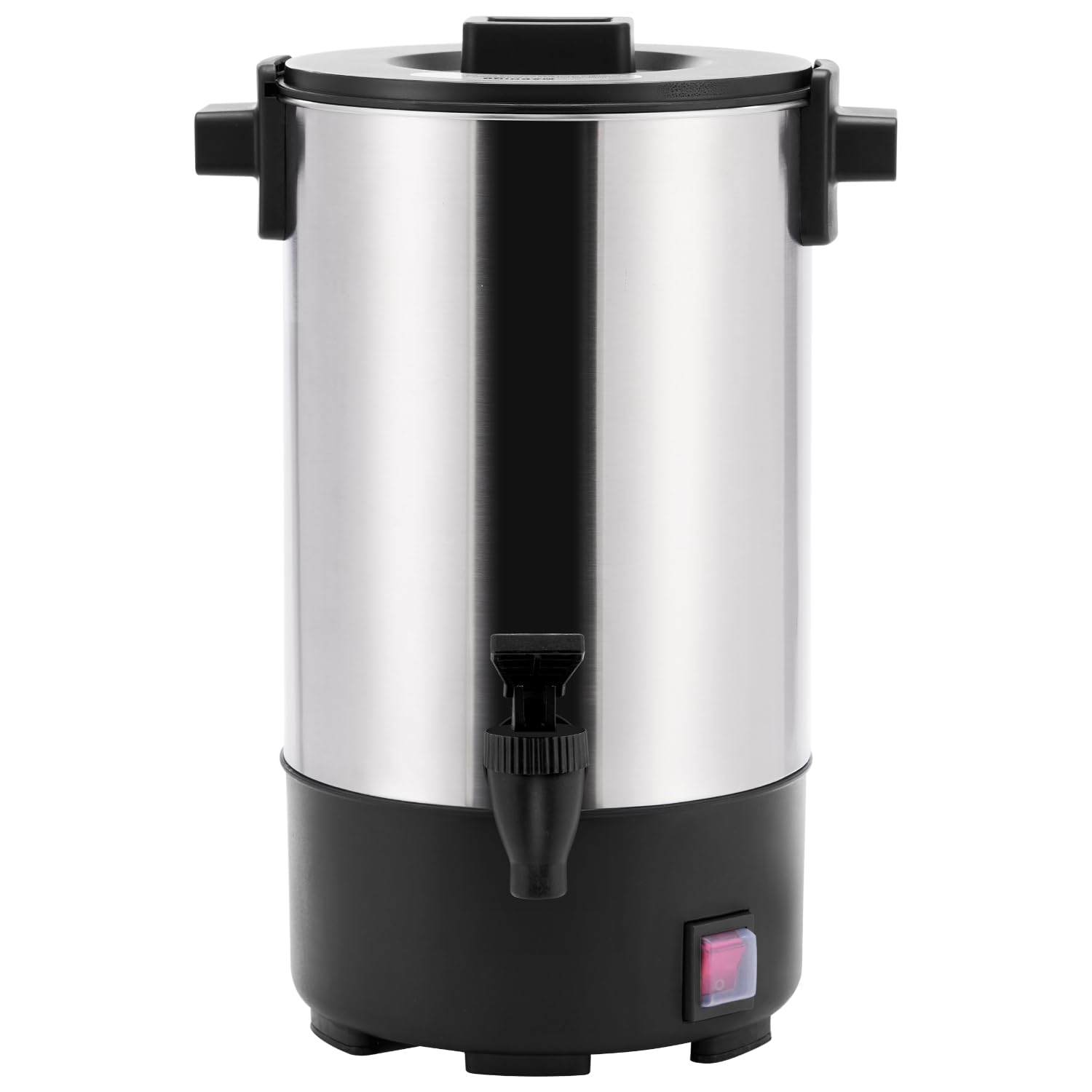 Photo 1 of SYBO SR-CP Commercial Grade Stainless Steel Percolate Coffee Maker Hot Water Urn for Catering, 30-Cup, 4.5L, Metallic