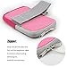 iPhone 13 Pro Max Armband, Universal Phone Pouch Galaxy Note 20 9 Running Armband Outdoor Sports Key Card Slot Arm Band Gym Wrist Bag Touchscreen Sleeve for iPhone 12 Pro Max 8 Plus Smartphone Pink