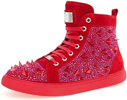 J75 Men's Zambia Studded Suede High Top Sneaker