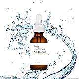 100% Pure Clinical Strength Hyaluronic Acid Serum - Anti Aging Formula! Holds 1,000 Times Its Own Weight in Water, Revitalizes and Hydrates Your Skin, Reduces Wrinkles, All Natural Moisturizer