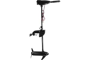 OKSTENCK Vessels 60 lbs Thrust Electric Trolling Motor for Fishing Boats Freshwater and Saltwater Use（Brushless Electric Moto