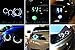 EpandaHouse 2PC CCFL Halo Ring Angel Eye Lights Inverter Ballast 12V Input
