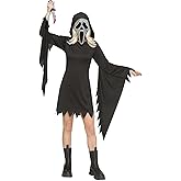 Spirit Halloween Ghost Face Adult Bling Dress Costume | Officially Licensed | Ghost Face Costumes