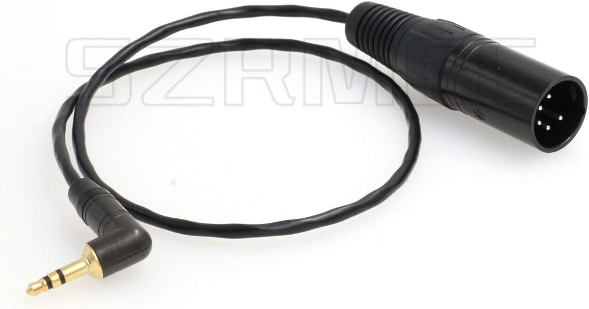 SZRMCC Stereo 3.5mm to XLR 5 Pin Male Audio Input Cable for Arri Alexa XT/SXT/Amira Camera, Red - Image 4
