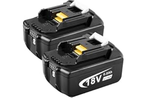 Fancy Buying [2Pack 18V 6000mAh Replacement Battery for BL1850 BL1815 BL1830 BL1835 BL1840 BL1860 LXT400 194204-5 194205-3 194230-4 194309-1