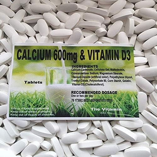 The Vitamin Calcium & Vitamin D3 180 Tablets (L)