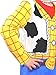 Toy Story 4 Sheriff Woody Boys Girls Baby Toddler Long Sleeve T-Shirt Tee (4T, Blue/Yellow)
