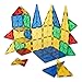 Safety Certified - Magnetic Tiles Jolly Mags Set - Clear Color 32 Pcs Set - 3D Building Blocks Toy with Magnets for Kids - Best for Stacking