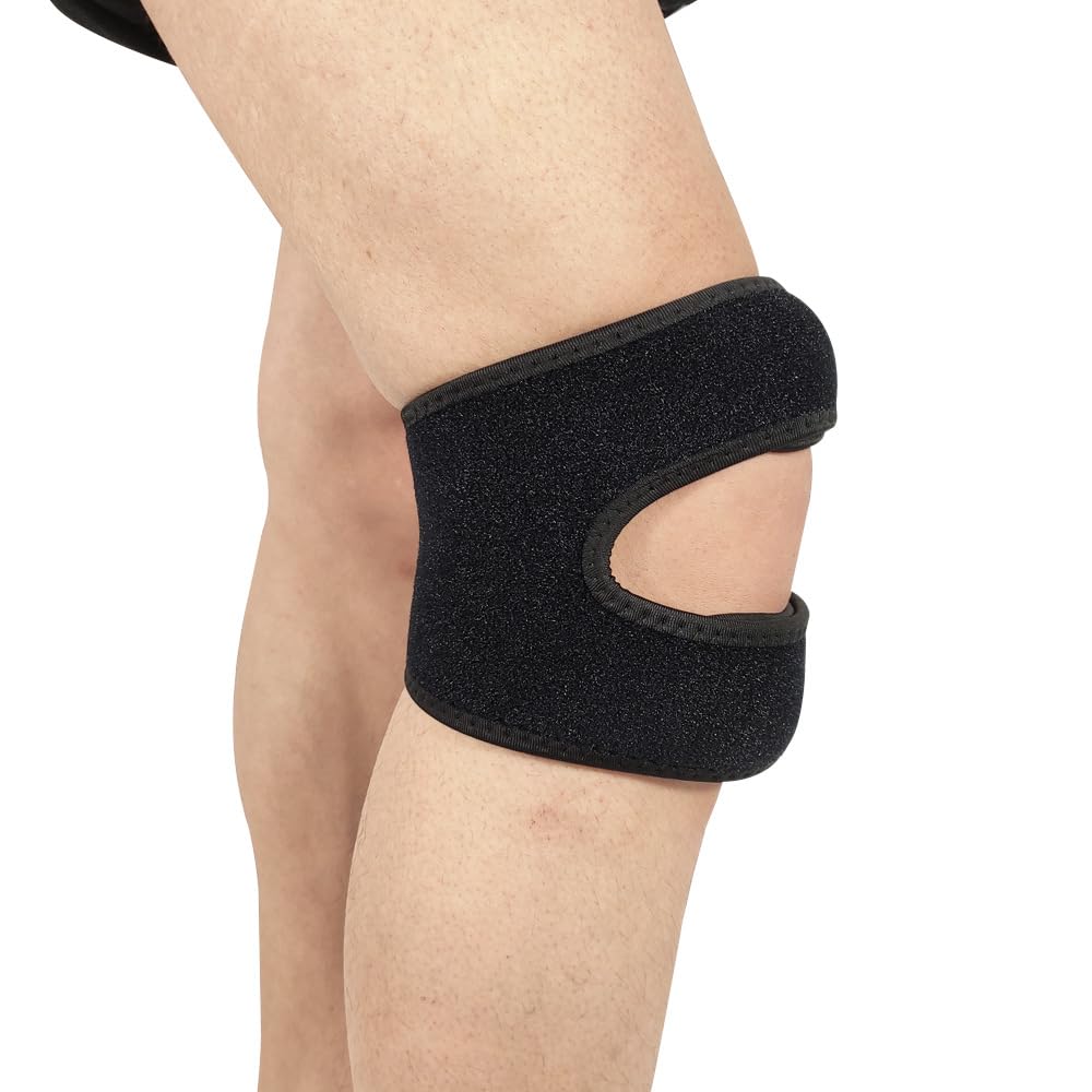 NUZAMAS Patellar Tendon Support Knee Strap Adjustable Neoprene Infrapatellar Strap Band Brace for Running Jumper Arthritis Tennis Injury Recovery