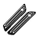 1 Pair Deep Cut Saddlebag Latch Cover For 2014-2017 Harley Touring Road King Street Electra Glide