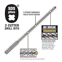 DEWALT SDS+ Hammer Bit, Rock Carbide, 1/2-Inch by