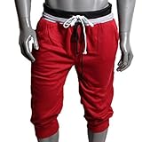 Perman Men Fashion Sports Sweat Pants Shorts Harem Dance Baggy Jogging Trousers