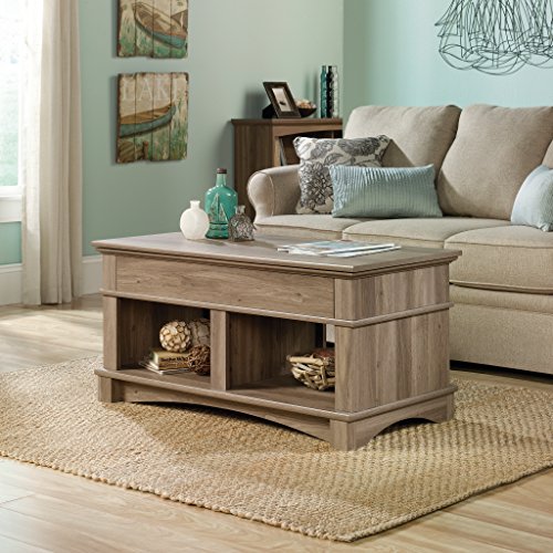 Sauder Harbor View Lifttop Coffee Table, Salt Oak finish Pricepulse