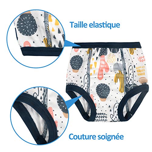 Flyish Potty Training Broek 6 Packs Peuter Training Ondergoed voor Jongen en Meisje 2T-5T - Image 6