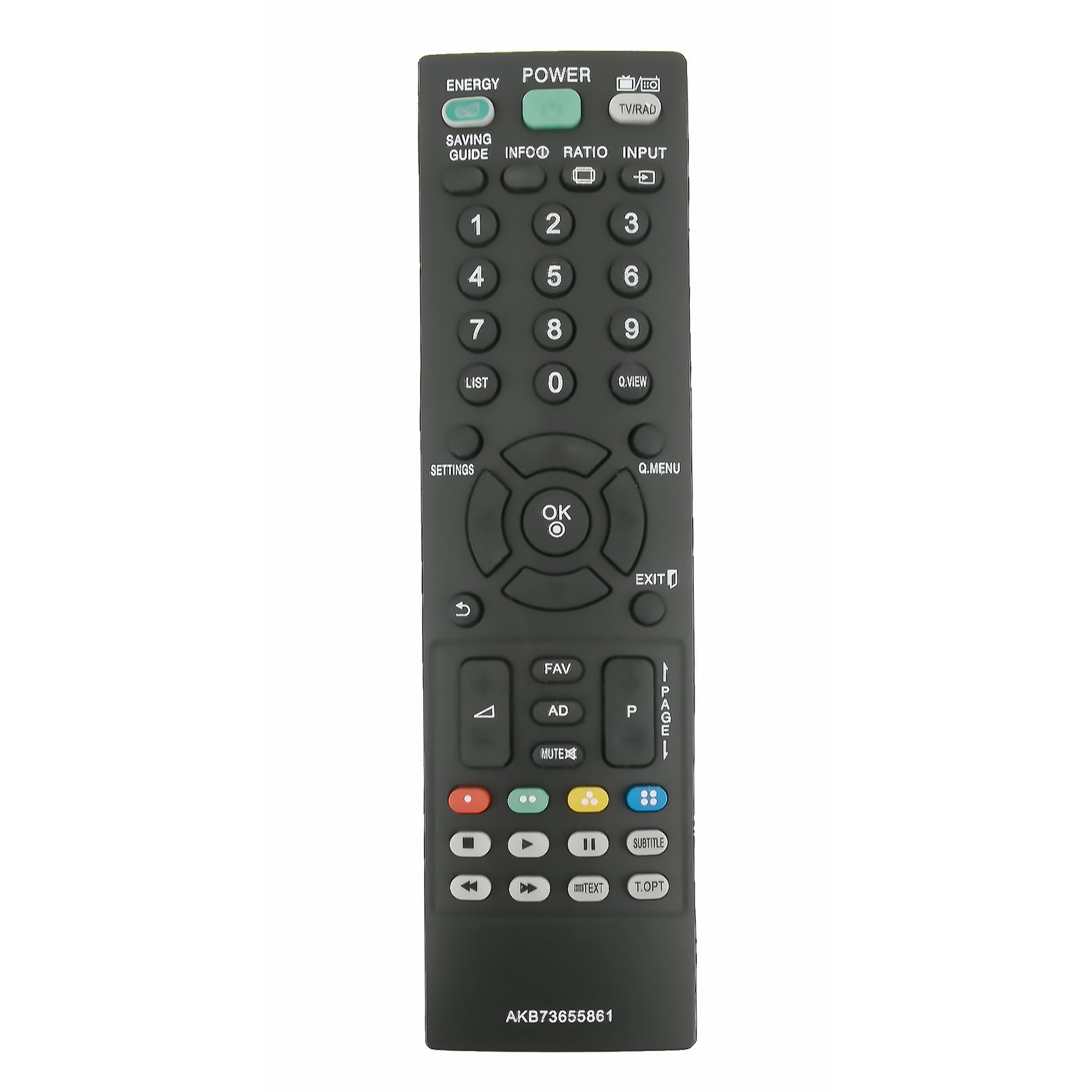 ALLIMITY AKB73655837 Replace Remote Control fit for LG LED TV 26LS3590 26LS3590-ZC 32LS3590 AKB73655861 AKB73655802