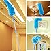 CNDREAM Telescopic dust Collector - Blue Feather Duster with Telescopic Rod, Professional Cleaning Ceiling Fan, Cathedral, Ceiling, Spider Web, TV and Furniture, Microfiber dust Collector
