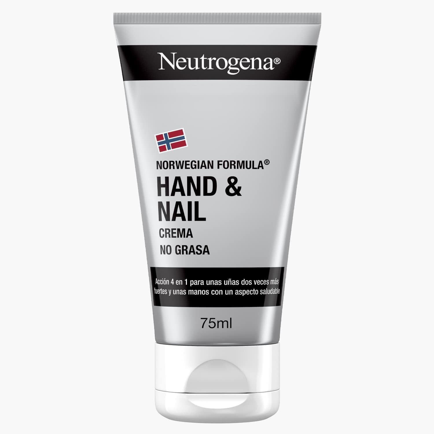 Neutrogena Norwegian Formula Hand & Nail Cream, Stronger Nails, Hydrated Skin, with Vitamin E, 75 ml (Pack of 1)