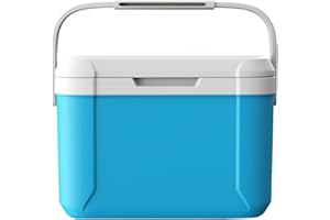 Mini Cooler Camping Cooler 5L PU Small Hard Lunch Box 76H Coooling & 12H Warm Insulated Holds 6 Cans Portable Ice Chest with 