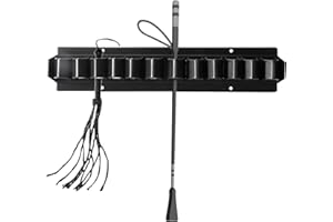 GEZICHTA Horse Whip Crop Holder Rack Wall Mounted for Horse Stables Durable Storage Organizer Crop Holder Whip Rack