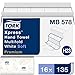 Tork Premium MB578 Soft Xpress Multifold Paper Hand Towel, 3-Panel, 2-Ply, 9.125" Width x 10.875" Length, White, 2,160 Towels, 135 per Pack (Pack of 16) primary