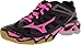 Mizuno Women's Wave Lightning RX3 Volley Ball Shoe,Black/Pink,11 M US