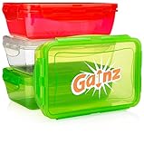 [3 PACK] 30oz Meal Prep Containers - Gainz, No Excuses, Believe