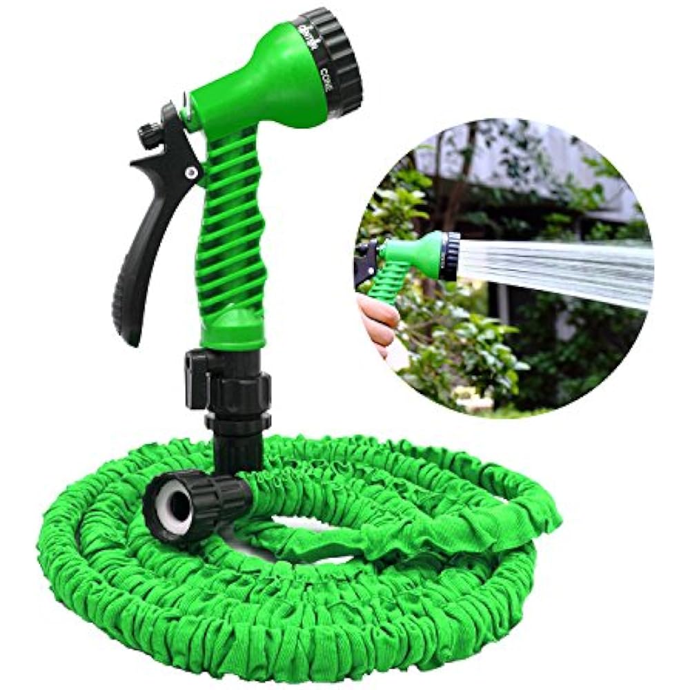Garden Hose, 50ft Flexible Expandable Expanding Collapsible " Lawn