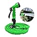 izery Garden Hose, Flexible Expandable Expanding Collapsible Garden & Lawn Water Hose with Free 7-Way Spray Nozzle for Car Wash Cleaning Watering Lawn Garden Plants (Green) (25ft)