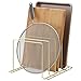 Better Houseware Multi-Purpose Kitchen and Office Organizer, Plated Brass