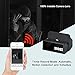Fuvision Charging Station Hidden Camera WiFi with 20 Feet Invisible Night Vision 960P Motion Activated IP Camera and Invisible Camera Lens Smartphone Charger Hidden Cameras for Home[Micro USB Charger]