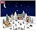 Cobblestone Corners Miniature Christmas Village Complete 2019 Set - 28 Pieces - Houses, Trees, Decorations, & Villager Figurines - Dickens Style Holiday Winter Display Sets, Can be Lit with Tea Lights