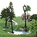 Jili Online People Figures/Bench Models/Lamppost Lights Models for HO Scales Layout Accs