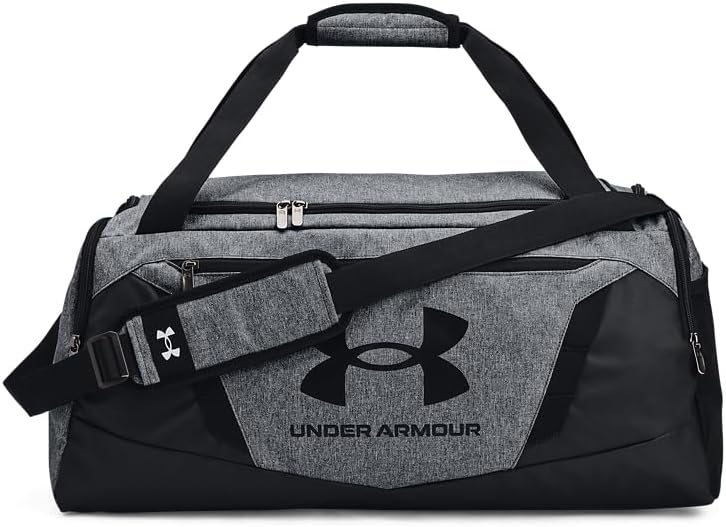 Unisex Undeniable 5.0 Medium Duffle Bag - Pitch Gray Medium Heather / Black / Black - OSFM