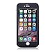 iPhone Se Waterproof Case, Super Slim Thin Light [360 All Round Protective] Full-Sealed IPX-6 Waterproof Shockproof Dust/Snow Proof Case Cover for iPhone Se/5s/ 5 (Black)