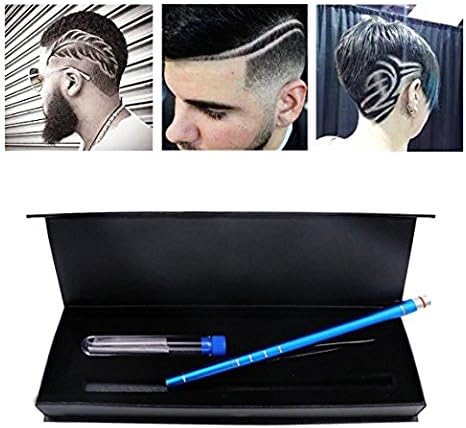 Hair Tattoo Trim Styling Face Eyebrow Shaping Device,Engraved Pen Tweezer Hair Styling Eyebrows Beards Razor Tool