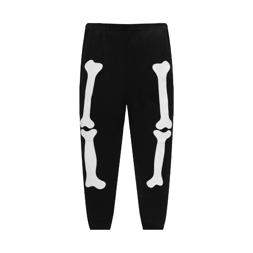 Little Boys Pajamas for Boys Pyjamas Kids Halloween Skeleton Nightwear Sleepwear Long Sleeve Pjs Set Size 2-3 Years 3T