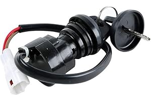 Ignition Key Switch Fit for Yamaha YFM350 YFZ350 Raptor 350 2004-2013 Banshee 350 2002-2006 Grizzly 350 2007-2011 Warrior 350