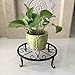 B1ST Plant Stand Wrought Iron Planter Trivet Flowerpot Holder Olde Metal / Iron Art Flower Pot Supporting Indoor Outdoor Garden Pack of 3 Colors